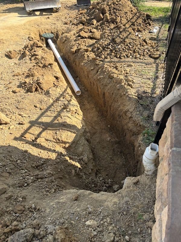 Expert Drainage Excavation in Fairlawn Landscaping image