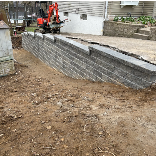 fairlawn retaining wall