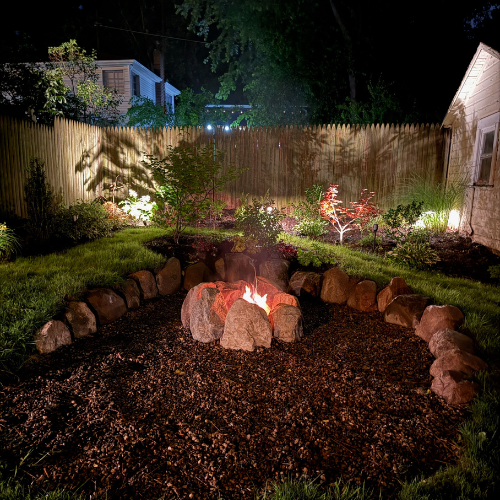 Fairlawn rock landscaping
